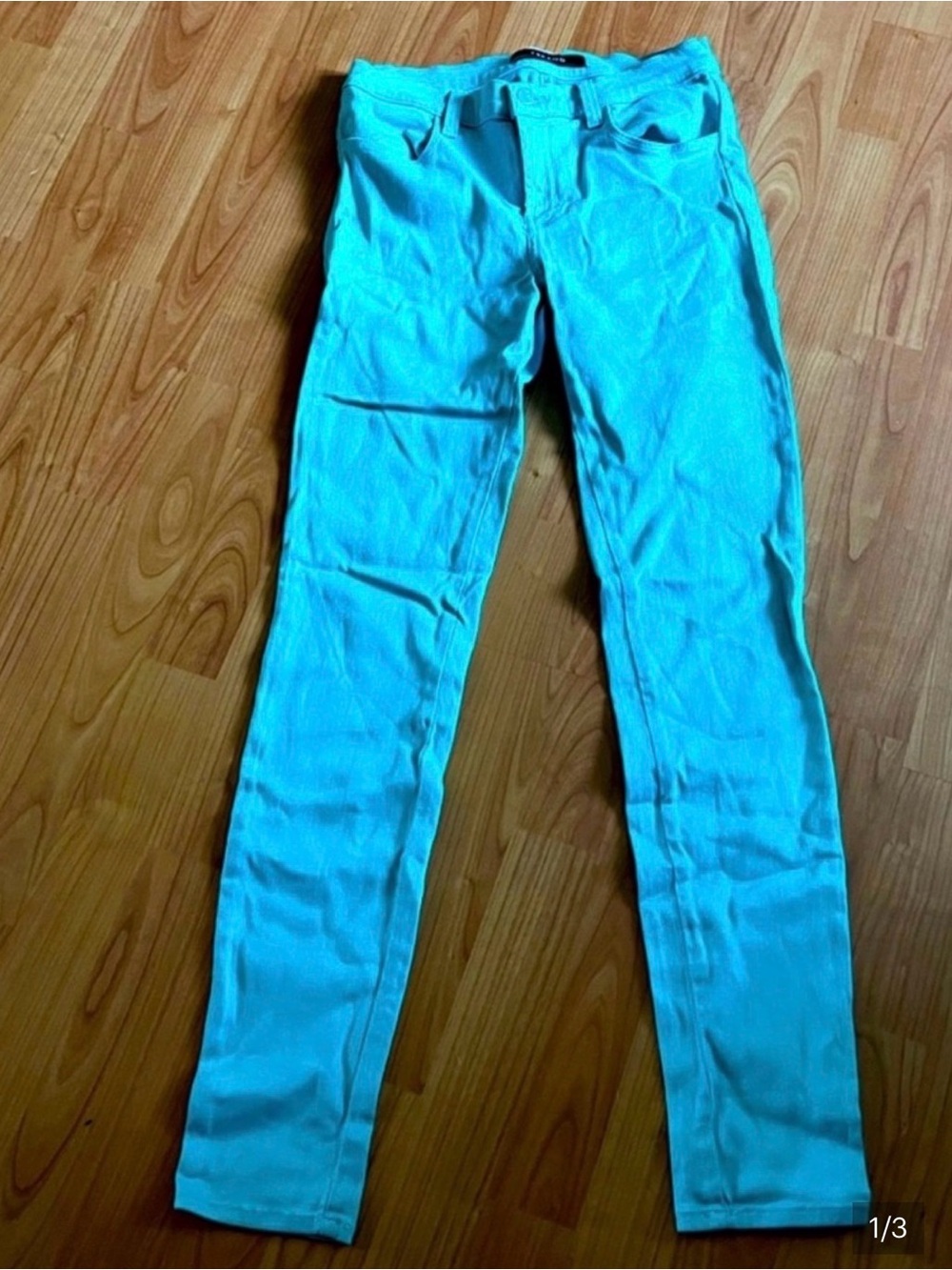 J Brand Super Skinny Columbia Teal Colour Pants Size 28